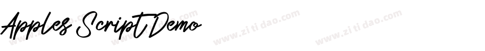 Apples Script Demo字体转换